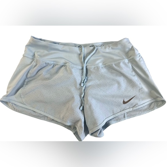 Nike Pants - Nike‎ Dri-Fit Lined Running Shorts Athletic Light Blue  Size Small